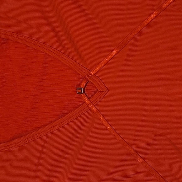 Free People Intimately Victoria Plunge Bodysuit. Red. Size XS. - Picture 3 of 6